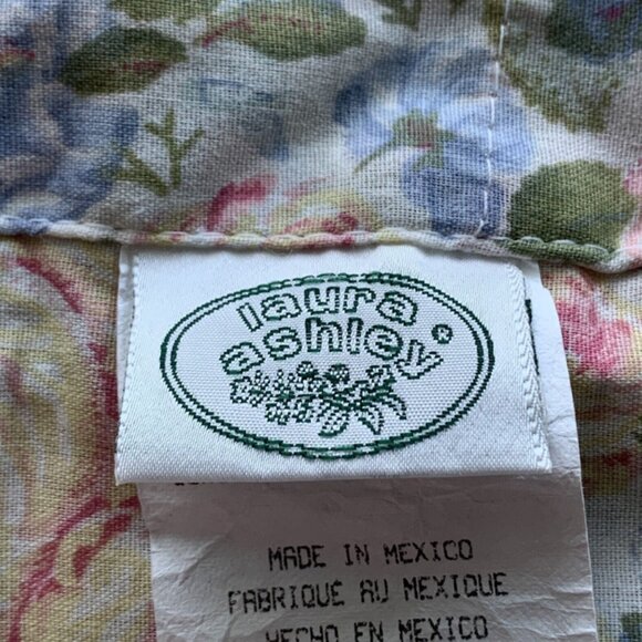 Vintage Laura Ashley Valance Sycamore Quartet Floral Shabby Cottage 84x18” #1 - Picture 3 of 8